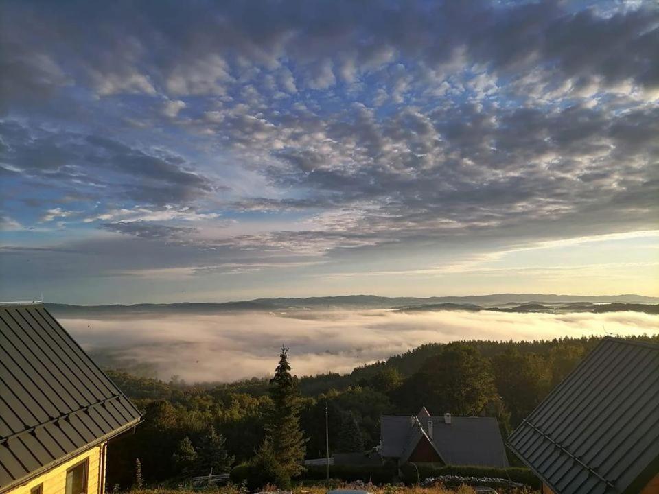 Gorskie Domki W Karkonoszach Z Widokiem Podgorzyn Luaran gambar