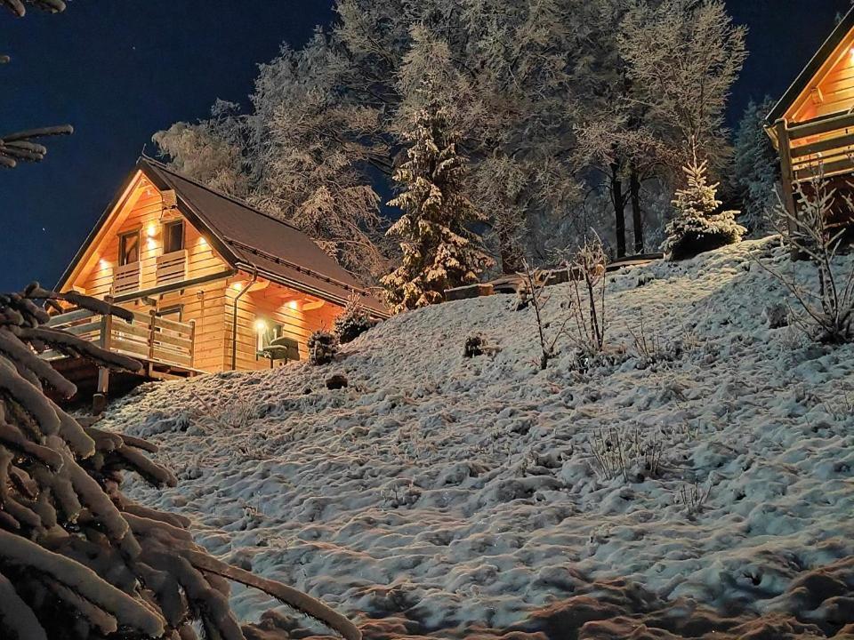 Gorskie Domki W Karkonoszach Z Widokiem Podgorzyn Luaran gambar