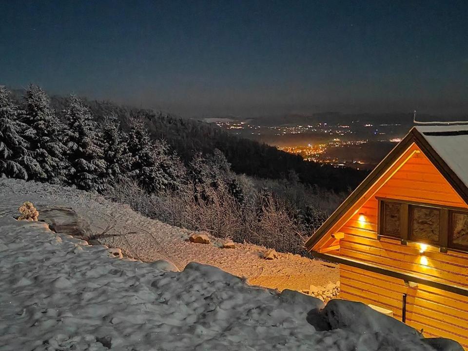 Gorskie Domki W Karkonoszach Z Widokiem Podgorzyn Luaran gambar